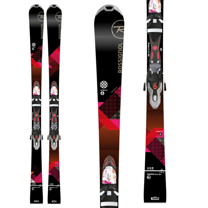 Rossignol Unique 6 Skis + Xelium Saphir 110 Bindings - Women's 2016