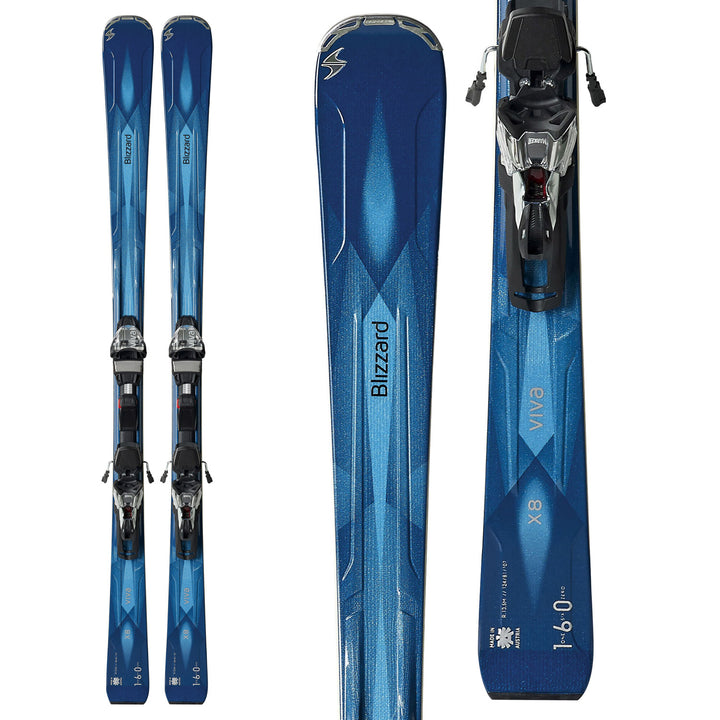 Blizzard Viva X8 Skis + IQ-TCX12 CM2 Bindings - Women's 2016