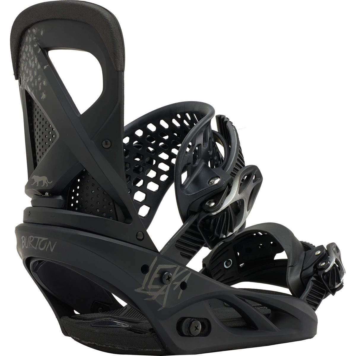 Burton Lexa Snowboard Bindings - Women's 2016 Bad Black Back View