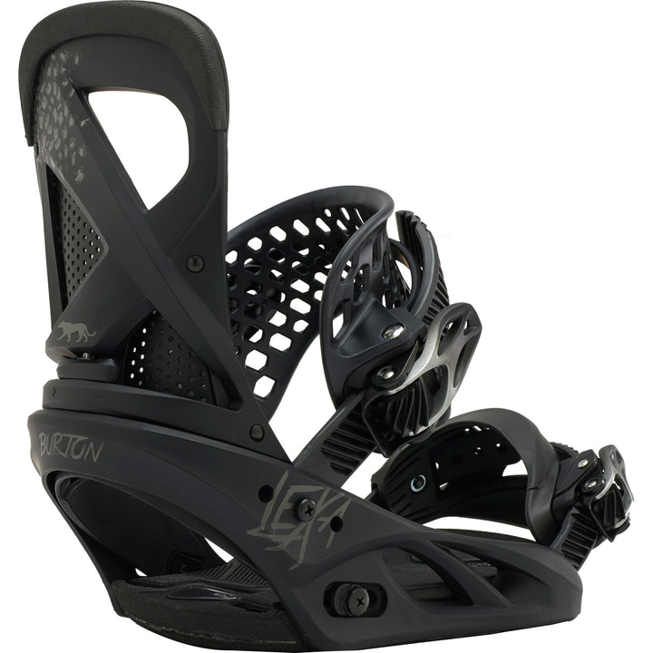Burton Lexa Snowboard Bindings - Women's 2016 Bad Black Back View