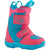Burton Mini Grom Snowboard Boots - Little Kids' 2017 Pink/Teal Side View