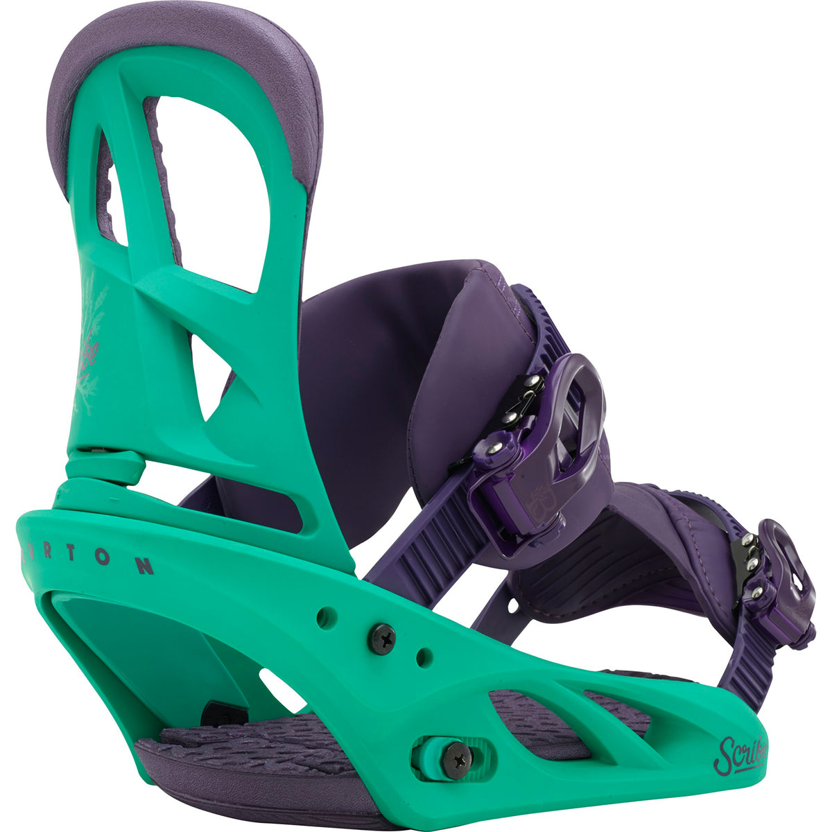 Burton Scribe Snowboard Bindings - Women's 2016 50 Shades of Green