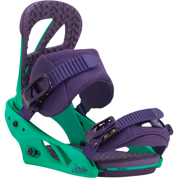 Burton Scribe Snowboard Bindings - Women's 2016 50 Shades of Green