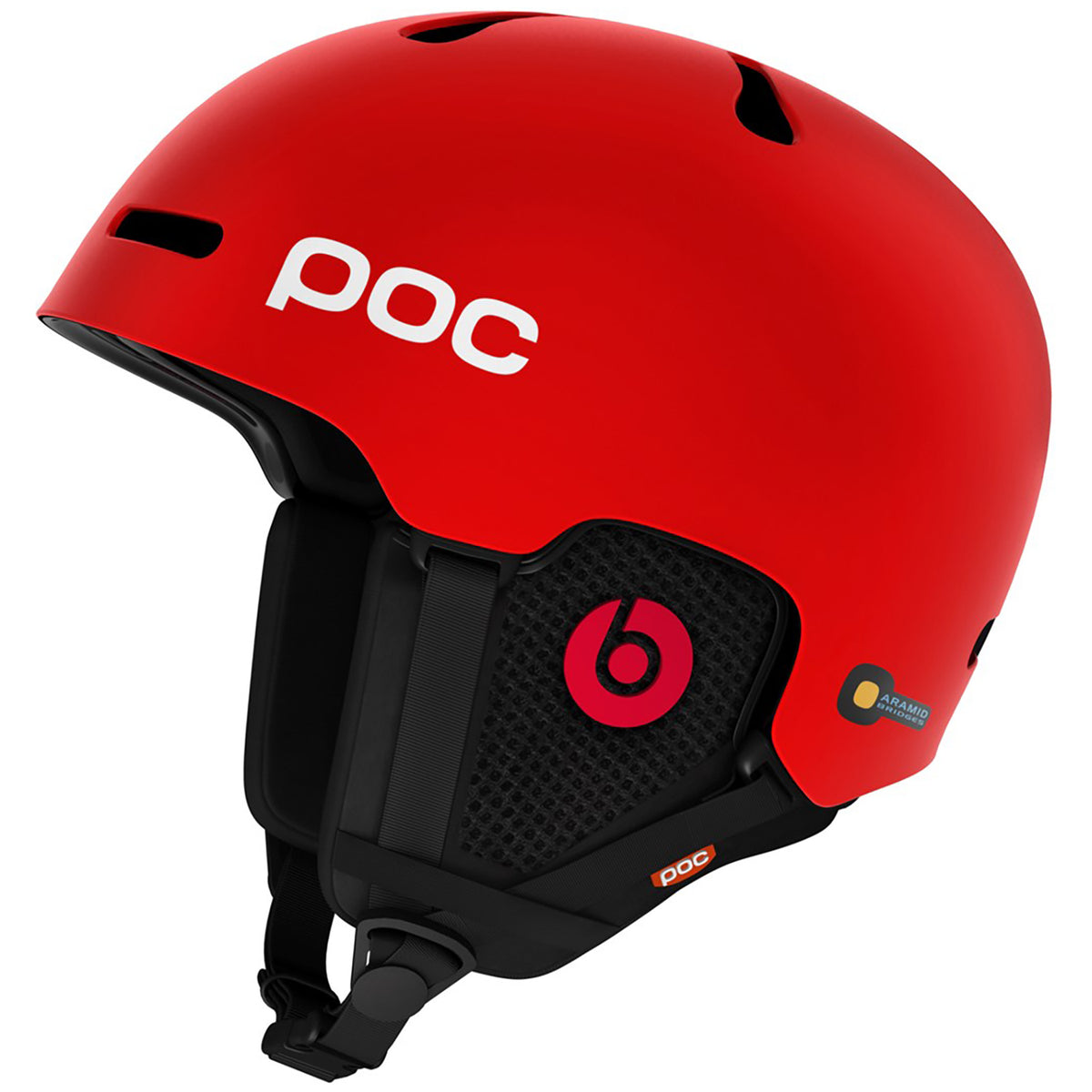 POC Fornix Communication Helmet Bohrium Red Side View