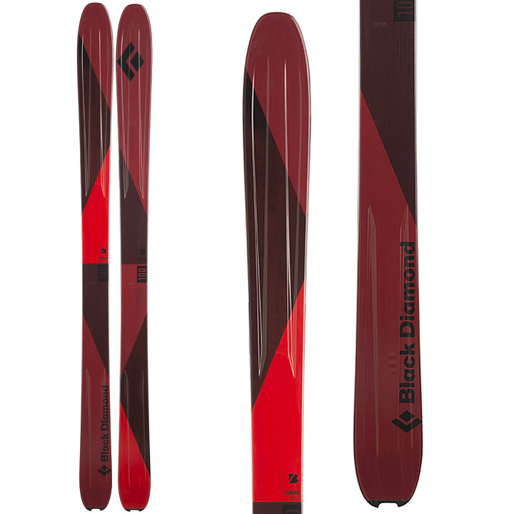 Black Diamond Boundary 100 Skis 2017 Top View