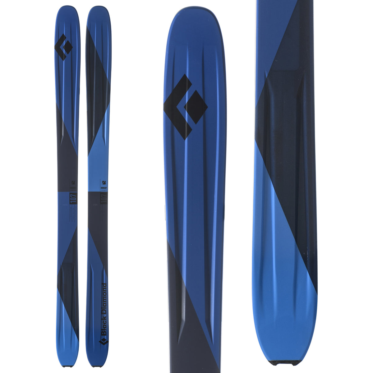 Black Diamond Boundary 107 Skis 2016 Top View