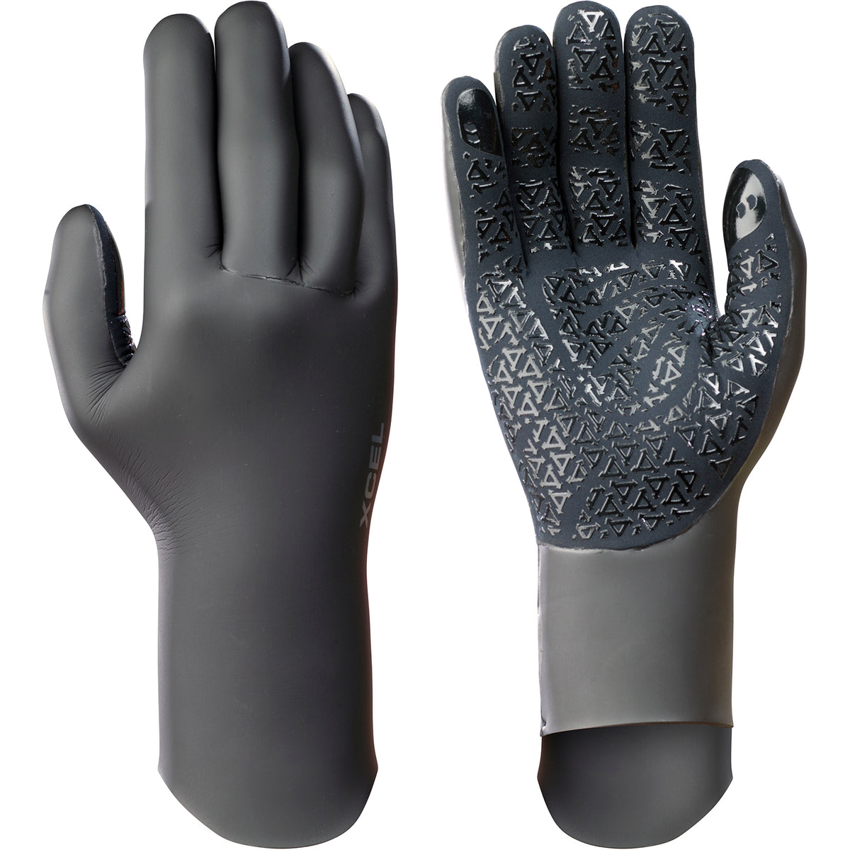 XCEL 2mm Infiniti Comp Glide Skin 5-Finger Wetsuit Gloves Black