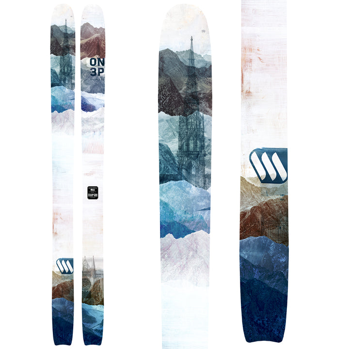 ON3P Steeple 112 Skis 2016 Top View