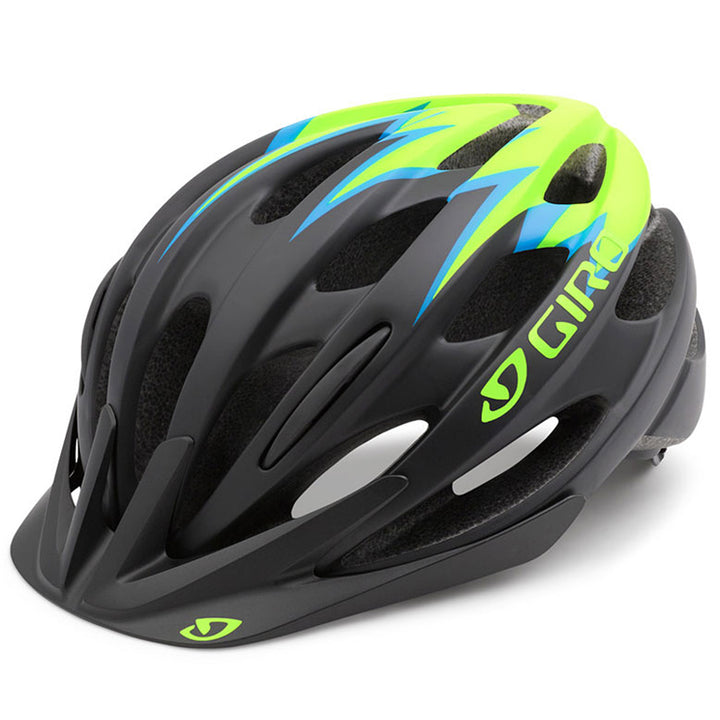 Giro Raze MIPS Bike Helmet - Kids' Matte Black/Lime Detail 1 View