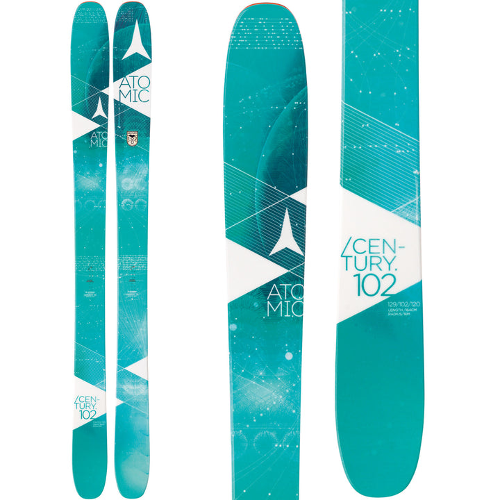 Atomic Century 102 Skis - Women's 2016 Top View