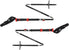 Burton x Black Diamond Compactor Adjustable Ski Poles 2021 Black/Red