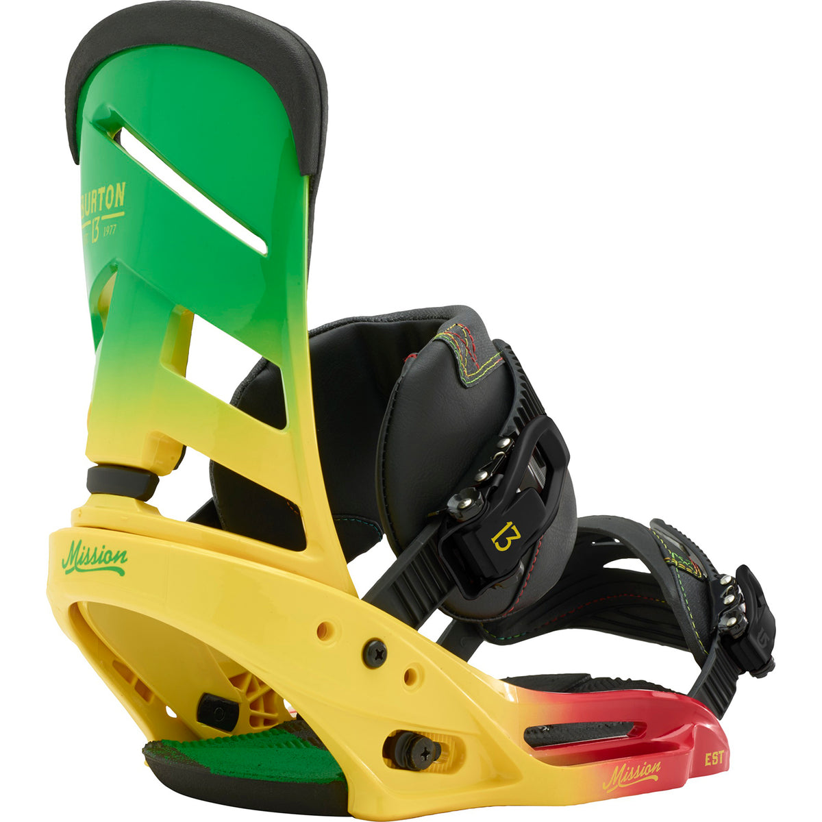 Burton Mission EST Snowboard Bindings 2016 Rude Bwoy