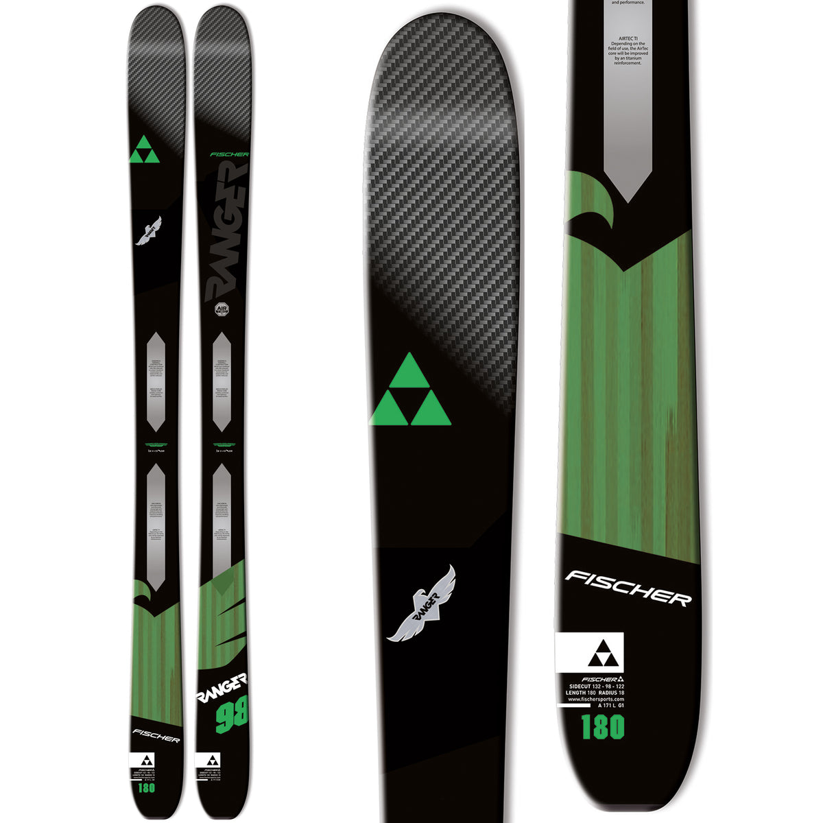Fischer Ranger 98 Ti Skis 2016