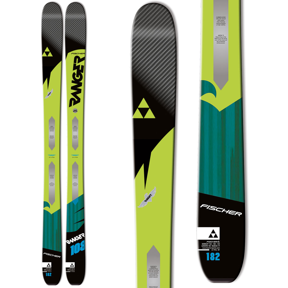 Fischer Ranger 108 Ti Skis 2016