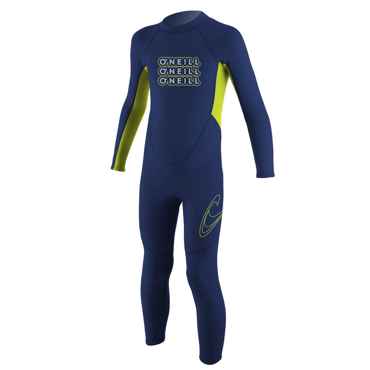 O'Neill Reactor Wetsuit - Little Kids' Navy/Lime