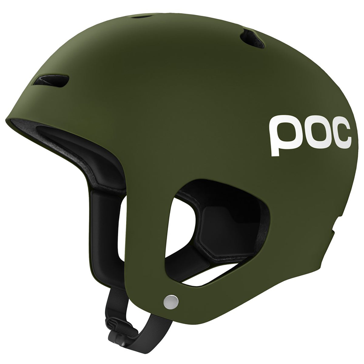 POC Auric Helmet Realgar Green Side View