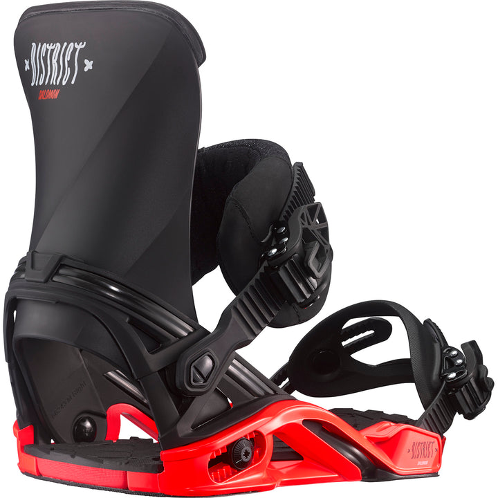 Salomon District Snowboard Bindings 2016 Black/Red