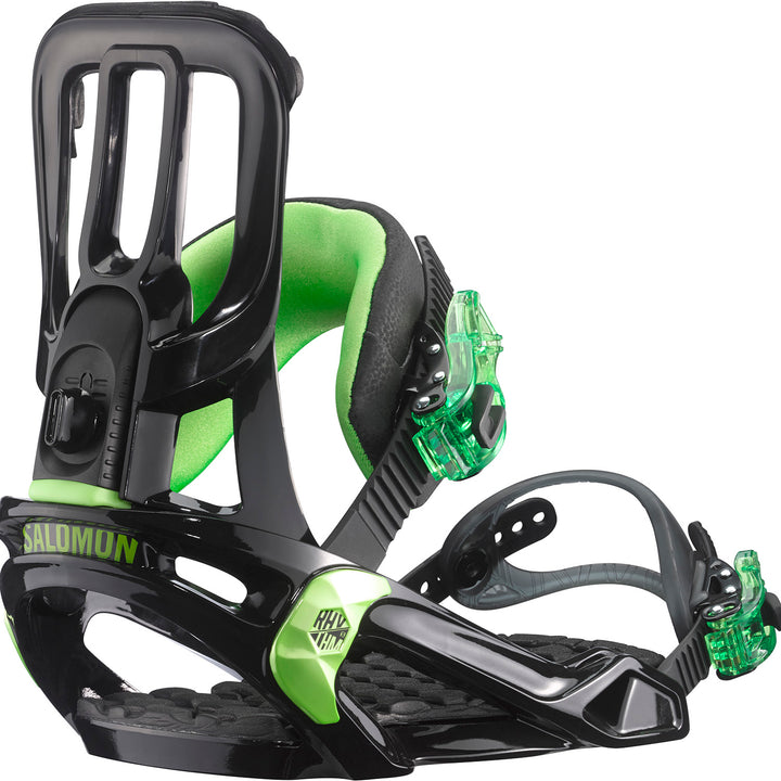 Salomon Rhythm Snowboard Bindings 2016 Black Side View