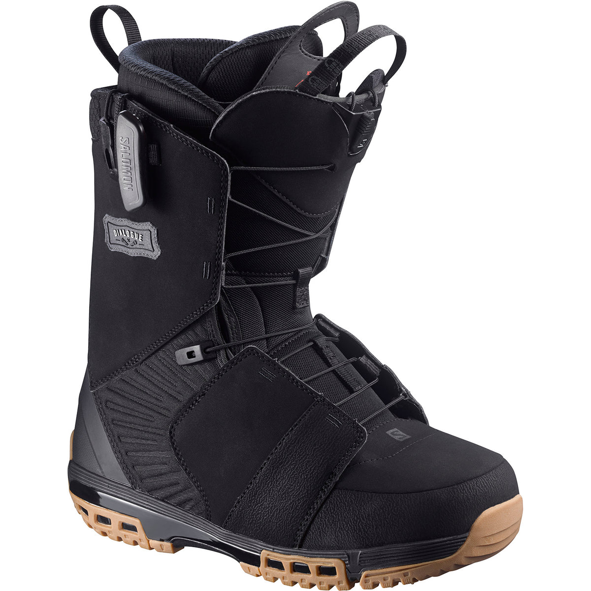 Salomon Dialogue Snowboard Boots 2016 Black/Gum Rubber/Black