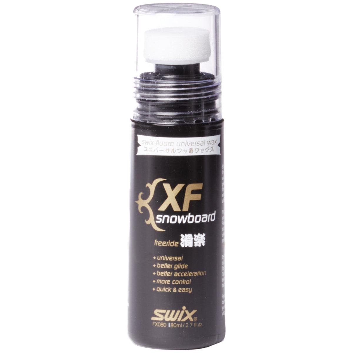 SWIX XF Snowboard Liquid Wax 80ml None Front View