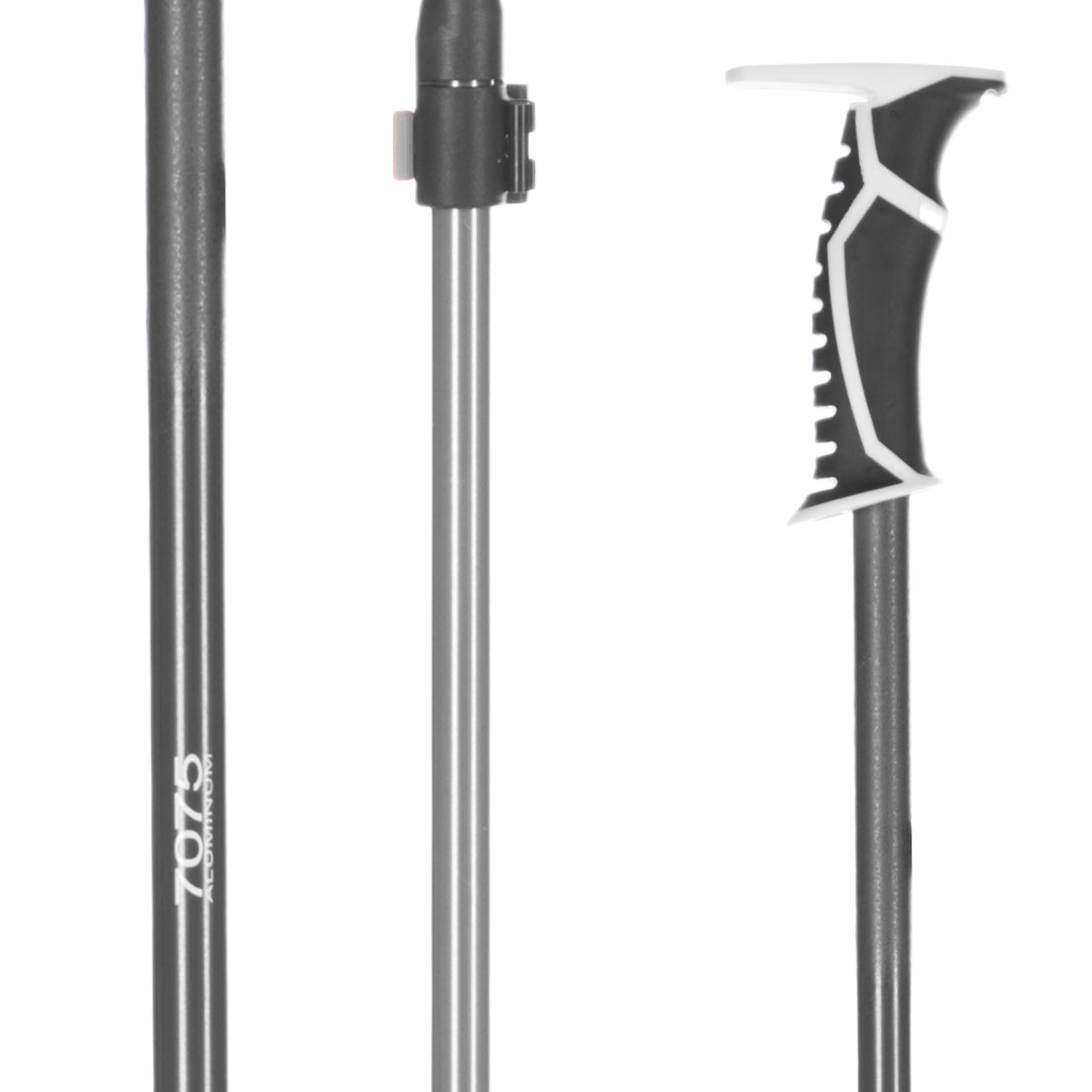 BCA Scepter Adjustable Aluminum Ski Poles 2017