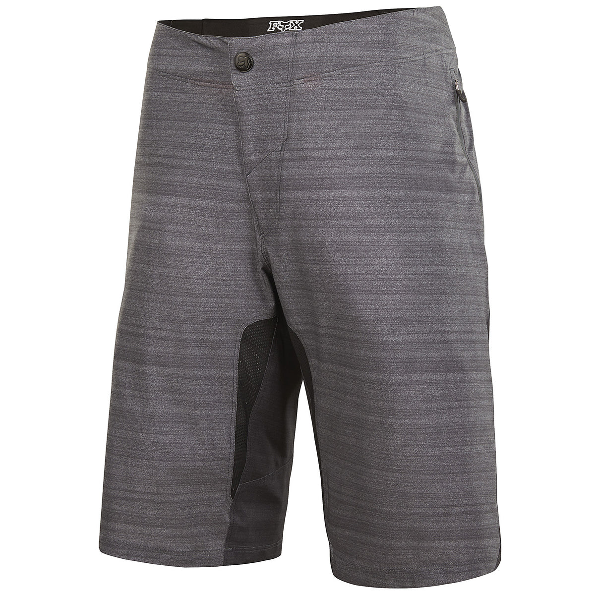 Fox Attack Q4 Shorts Charcoal Heather Front View