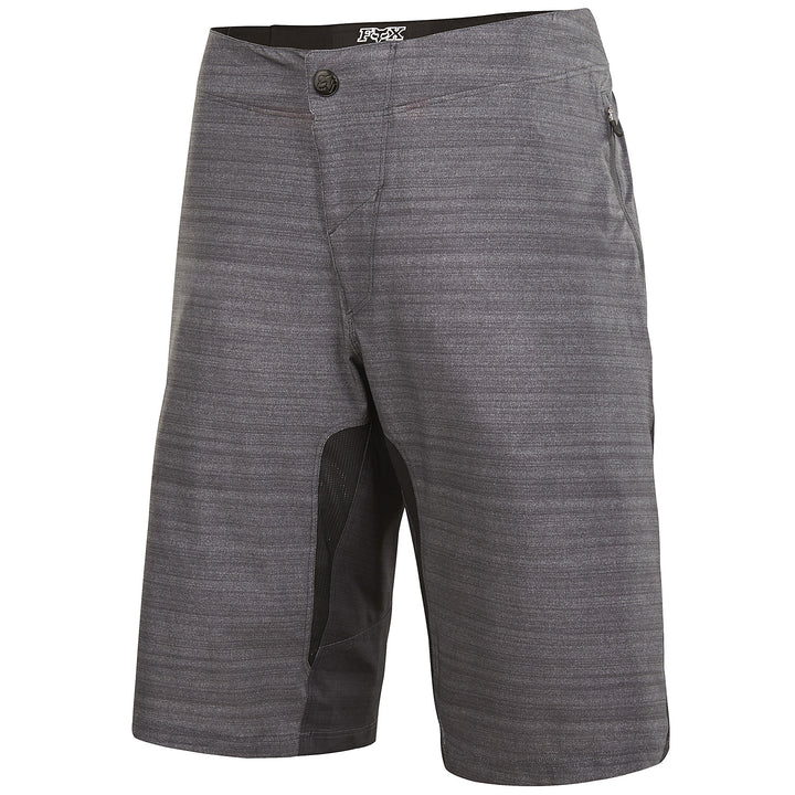 Fox Attack Q4 Shorts Charcoal Heather Front View