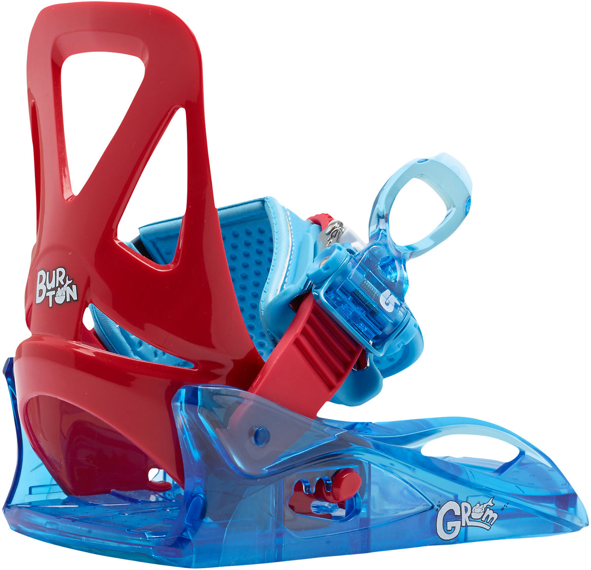 Burton Grom Snowboard Bindings - Little Kids' 2022 Red/Blue