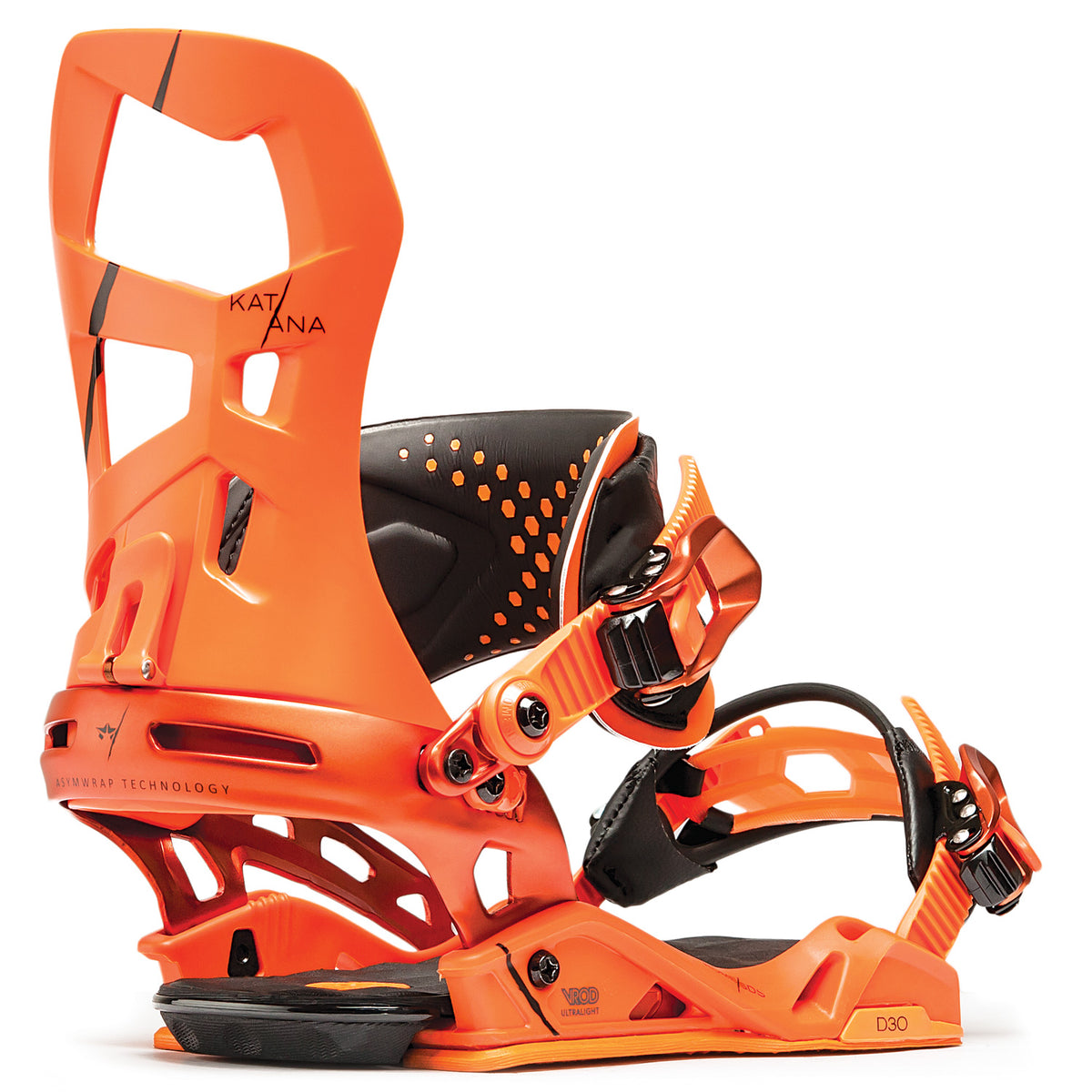Rome Katana Snowboard Bindings 2016 Orange