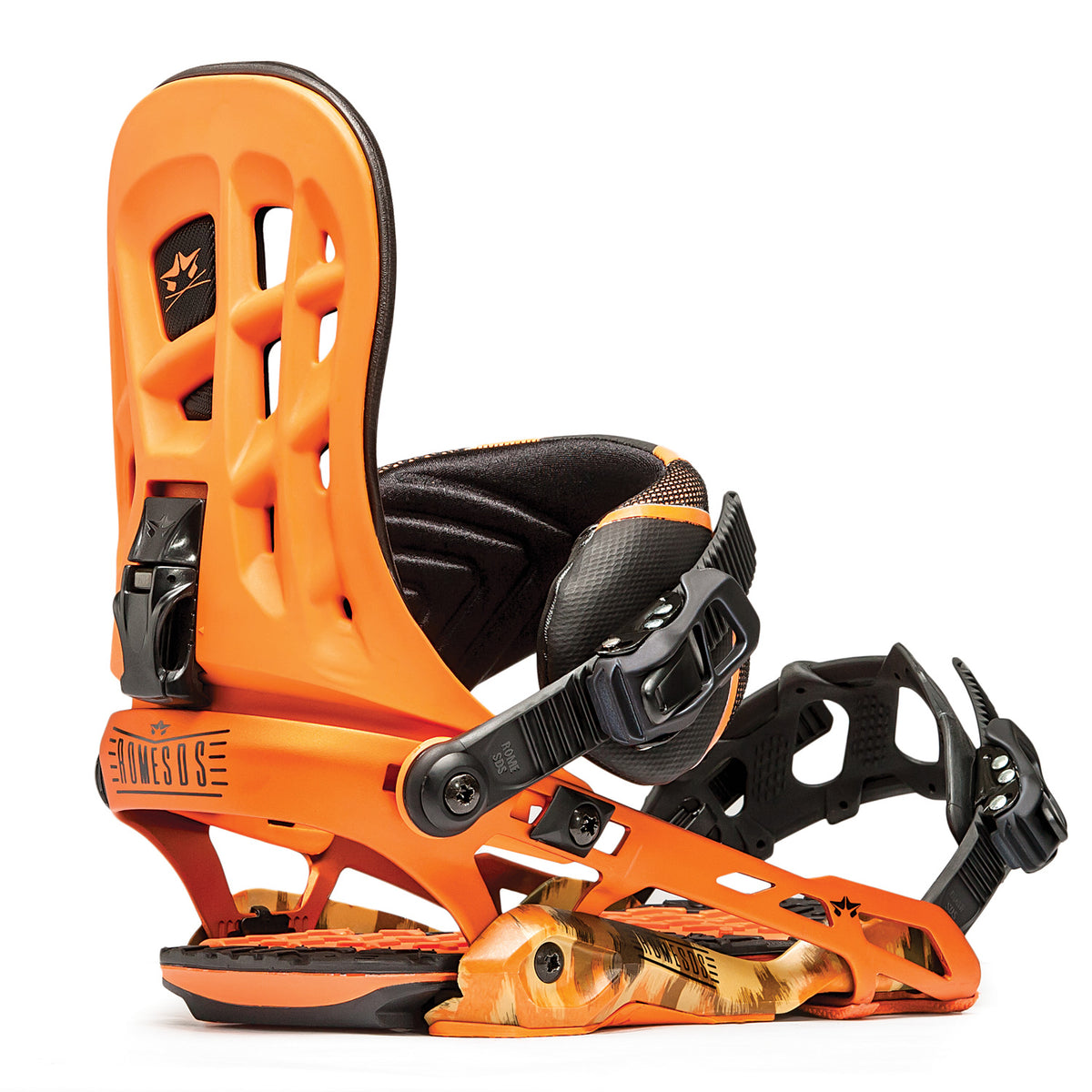 Rome 390 Boss Snowboard Bindings 2016 Orange
