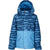 Burton Minishred Fray Jacket - Little Boys' Boro Sloppy Stripe/Blue Steel Front View