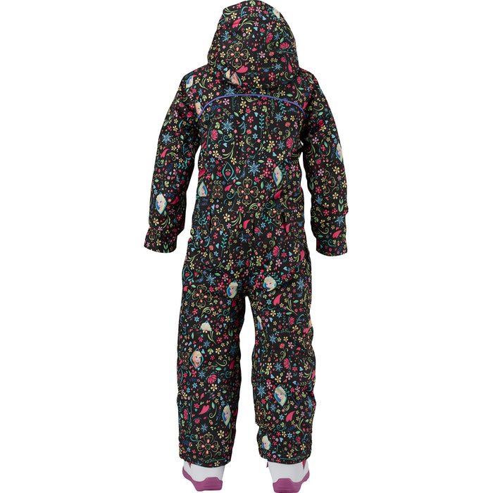 Burton Minishred Illusion One Piece - Little Girls' Elsa & Anna Frozen Back View