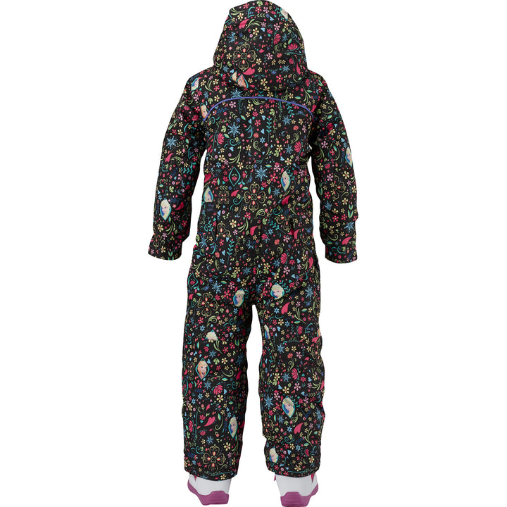 Burton Minishred Illusion One Piece - Little Girls' Elsa & Anna Frozen Back View