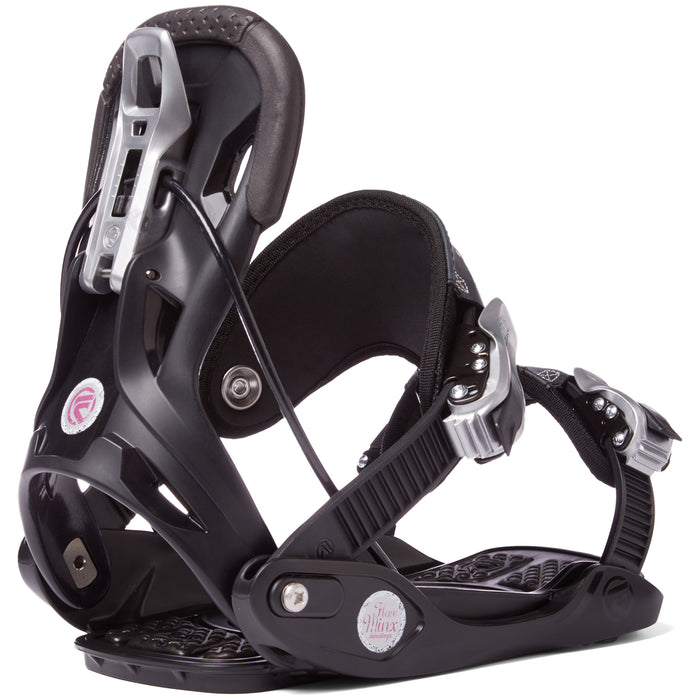 Flow Minx Snowboard Bindings - Women's 2016 Black High Back View