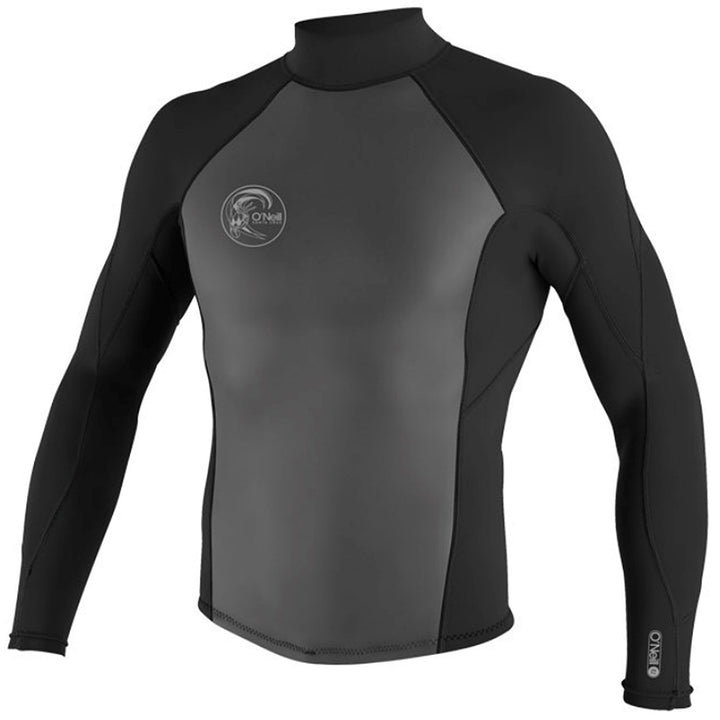 O'Neill 2/1 Original Wetsuit Jacket Black/Black/Black Front View