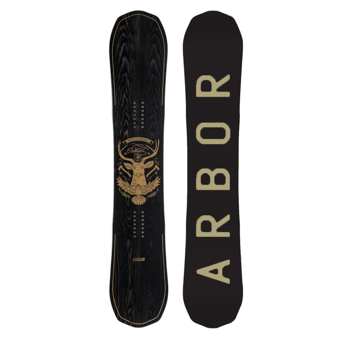 Arbor Element Black Snowboard 2016