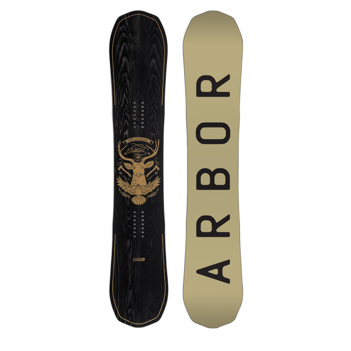 Arbor Element Black Snowboard 2016 Detail 1 View