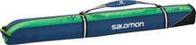 Salomon Extend Single Pair Padded Ski Bag Midnight Blue/Real Green/Granny Green