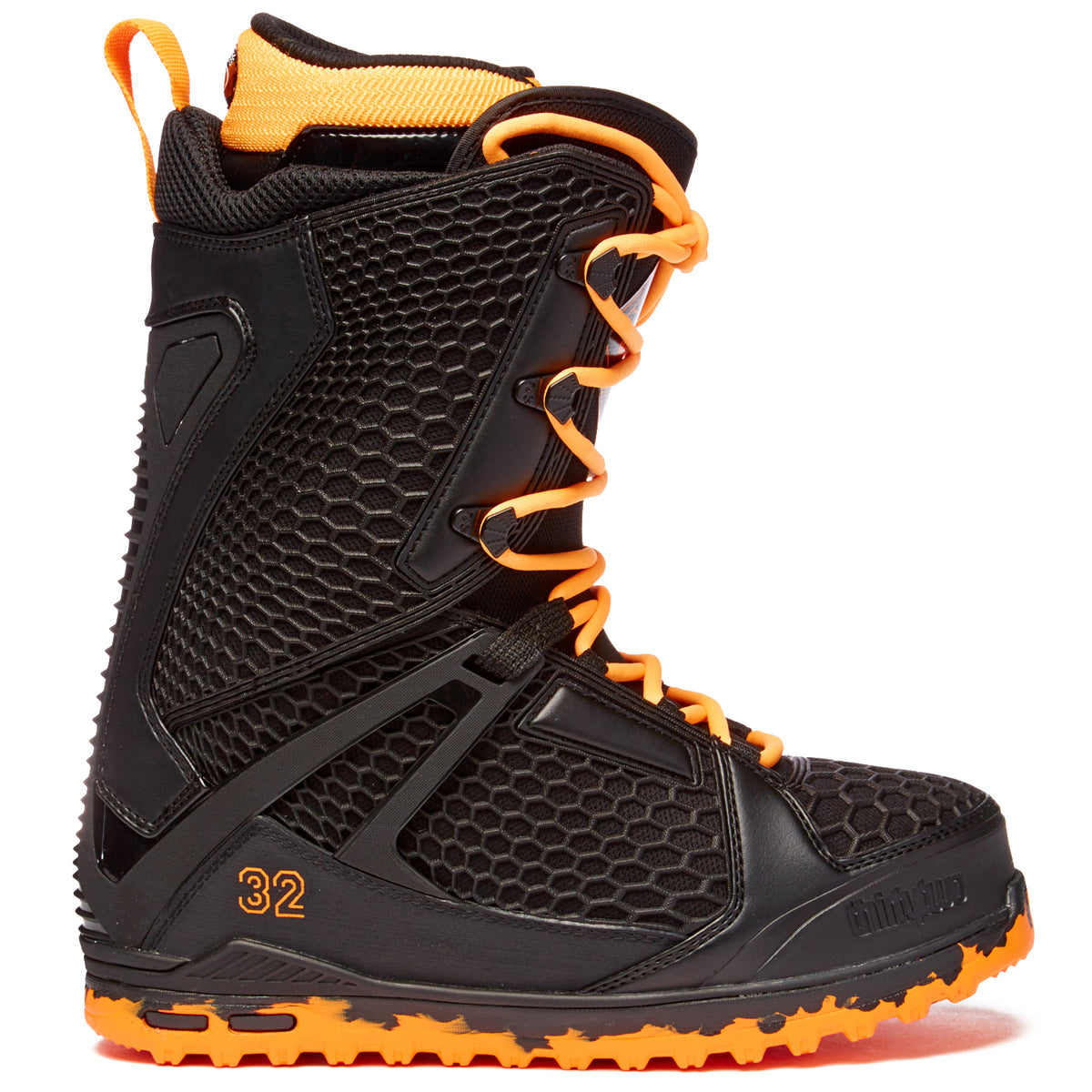 32 TM-Two Scott Stevens Pro Model Snowboard Boots 2016 Black/Orange Side View