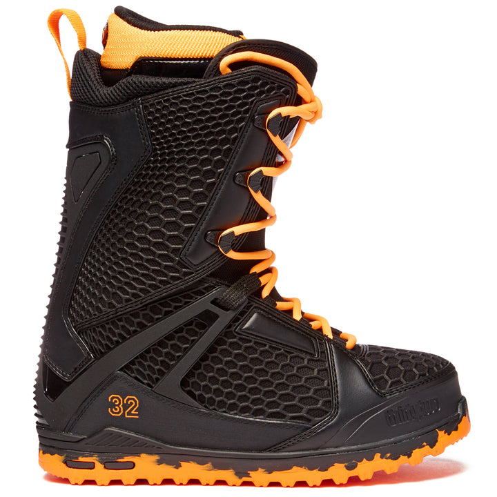 32 TM-Two Scott Stevens Pro Model Snowboard Boots 2016 Black/Orange Side View
