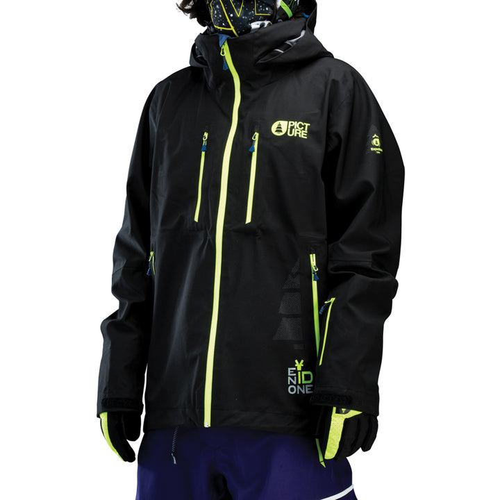 Picture Organic Eno Jacket Black Front View