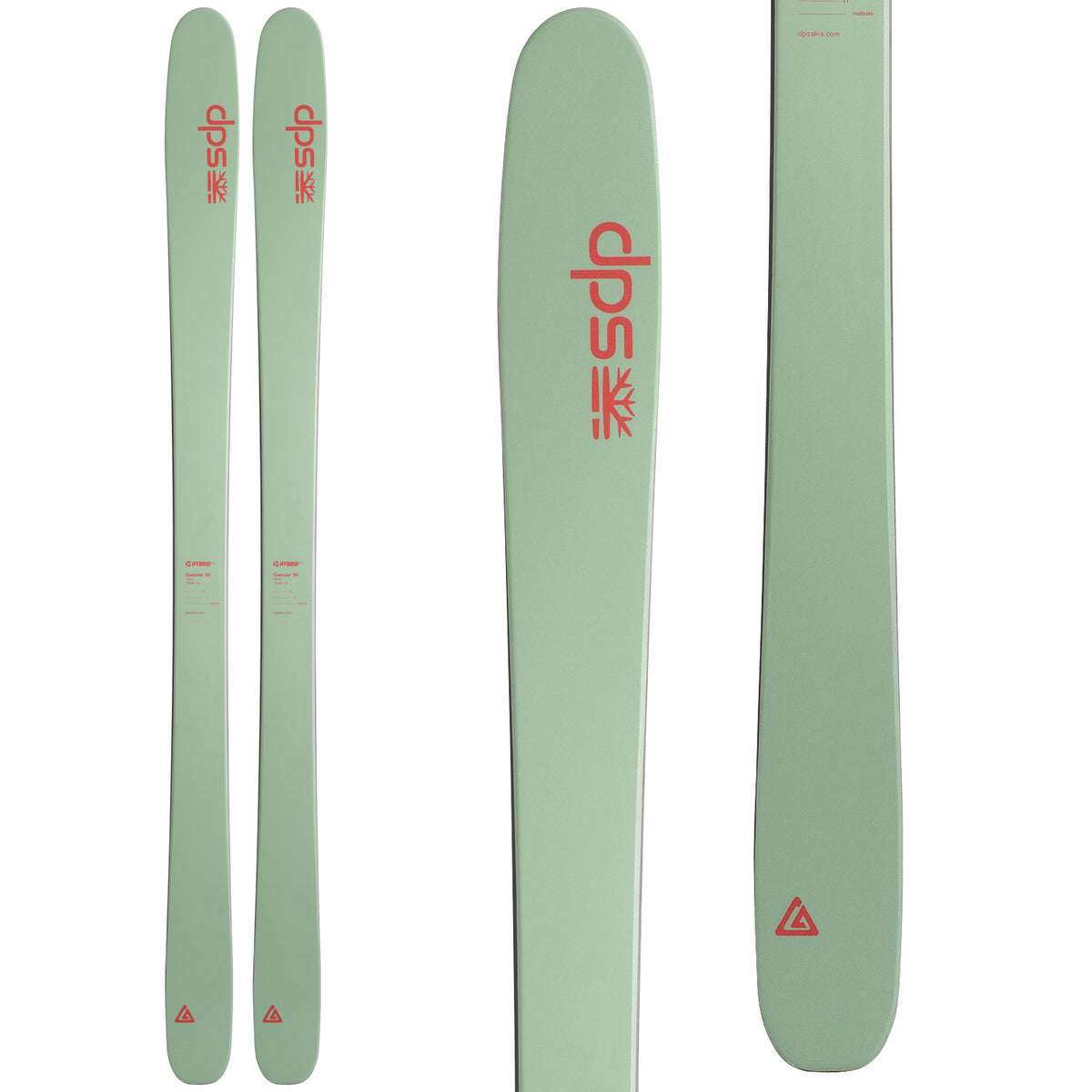 DPS Cassiar 95 Hybrid T2 Skis 2016