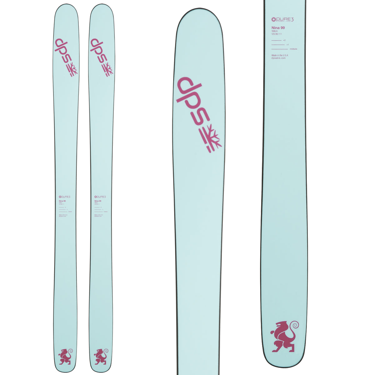 DPS Nina 99 Pure3 Skis - Women's 2017