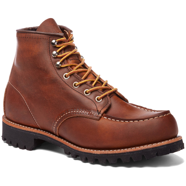 Red Wing 2942 Roughneck Moc Toe Boot Copper R&T Front View