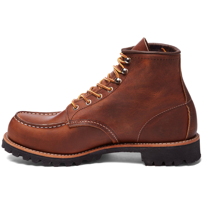 Red Wing 2942 Roughneck Moc Toe Boot Copper R&T Side View