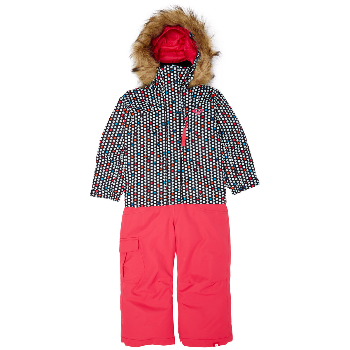 Roxy Paradise Jumpsuit - Little Girls' Dots Spots