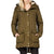 Volcom Walk On By Parka Jacket - Women's Lentil Green Front View