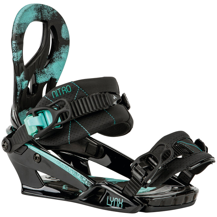 Nitro Lynx Snowboard Bindings - Women's 2016 Black Front View