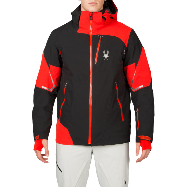 Spyder Leader Jacket Black/Volcano/Black