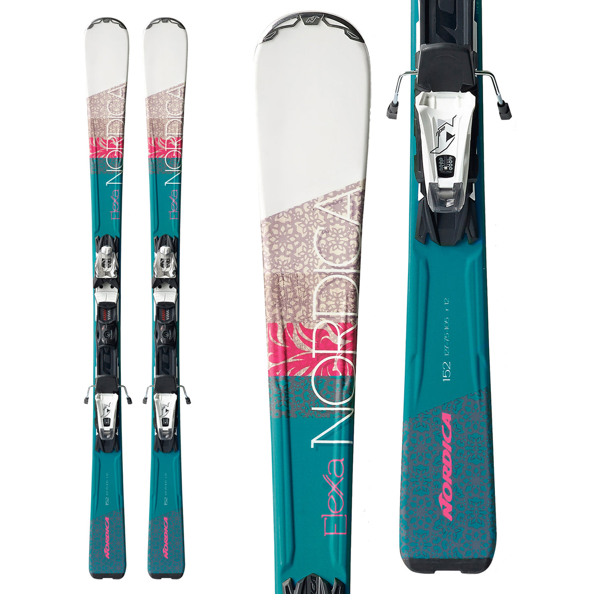 Nordica Elexa EVO Skis + ADV P.R. EVO Bindings - Women's 2016